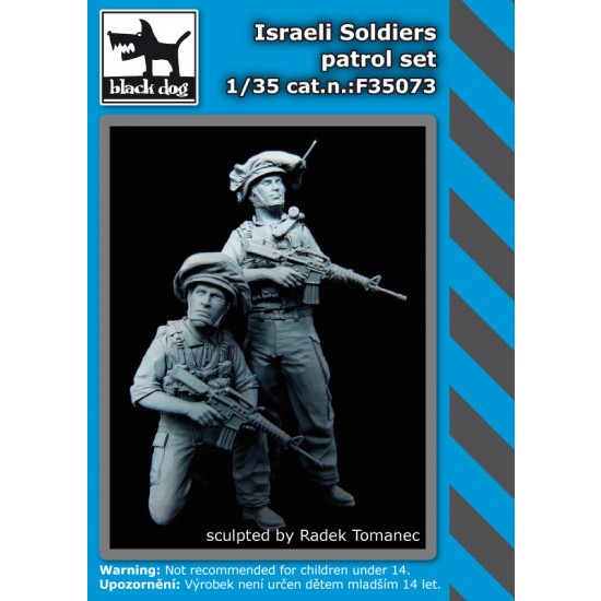 1/35 Israeli Army Soldiers Patrol set (2 Figures)