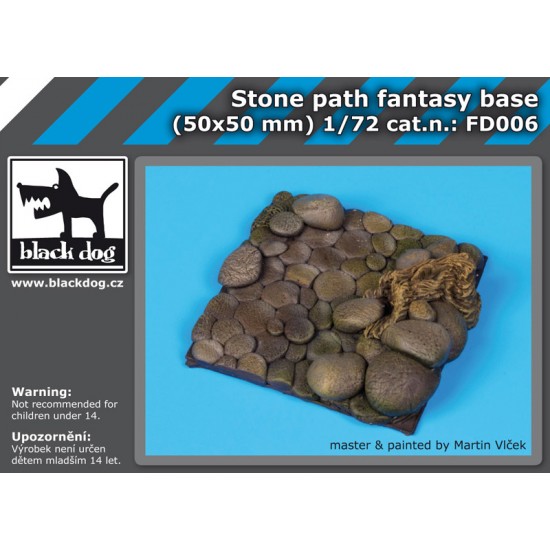Stone Path Fantasy Diorama Base (50mm x 50mm)