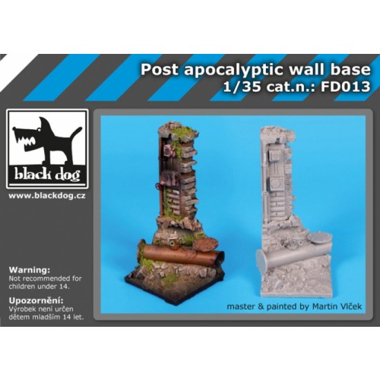1/35 Post Apocalyptic Wall Base
