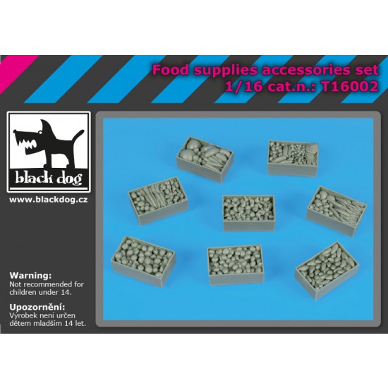 1/16 Food Supplies Accessories Set