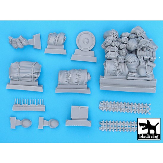 1/35 PzKpfw.II Ausf C Accessories / Stowage Set for Dragon kit