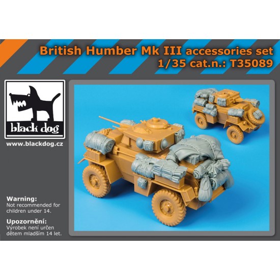 1/35 British Humber Mk.III Stowage Accessories set for Bronco kit
