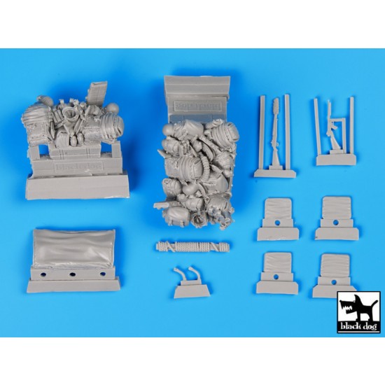 1/35 US Jeep Airborne Before Drop Accessories Set for Bronco kit