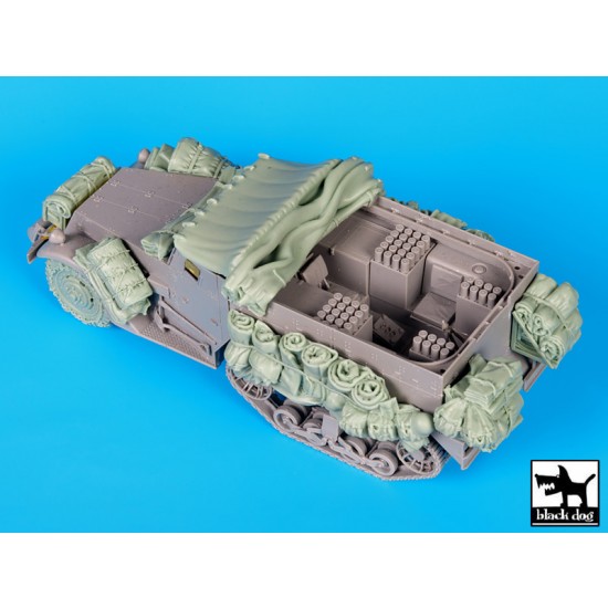 1/35 M4 Mortar Carrier Half-Track Stowage/Accessories Combo set for Dragon kit