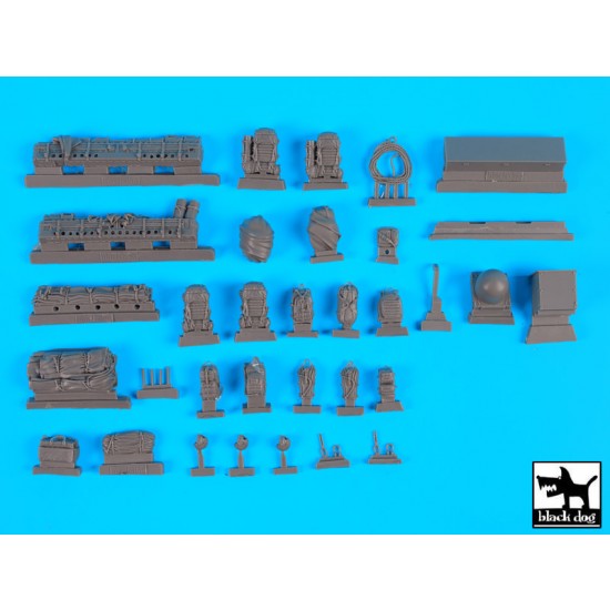 1/35 US Stryker WINT-T B Accessories Set with Equipment for Trumpeter kit