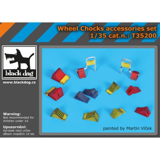 1/35 Wheel Chocks Accessories Set 