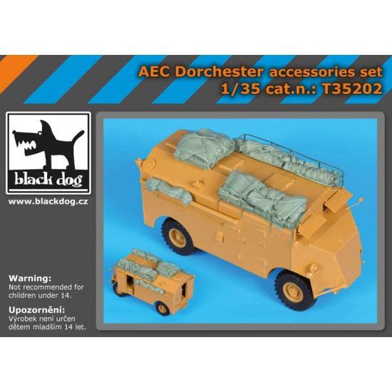 1/35 AEC Dorchester Armoured Command Vehicle Accessories Set for AFV Club #AF35227