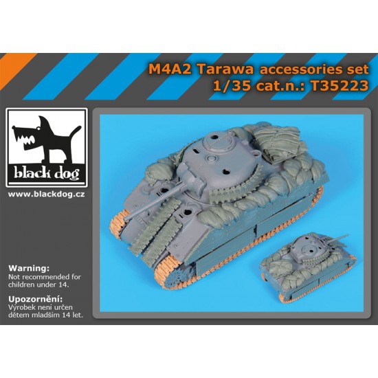 1/35 M4A2 Tarawa Stowage Accessories set for Dragon kits