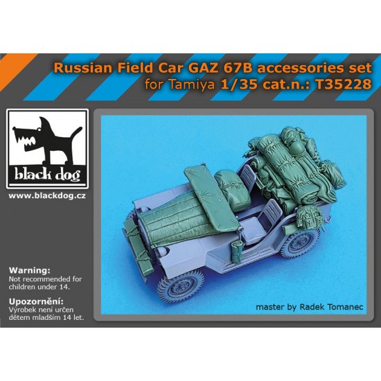 1/35 Russian Field Car Gaz 67 B Accessories Set for Tamiya kits