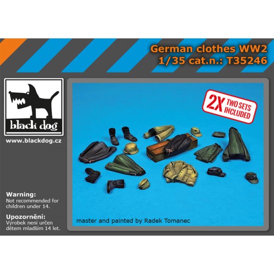 1/35 WWII German Clothes