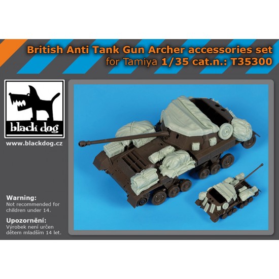 1/35 British Anti Tankgun Archer Accessories Set for Tamiya kits