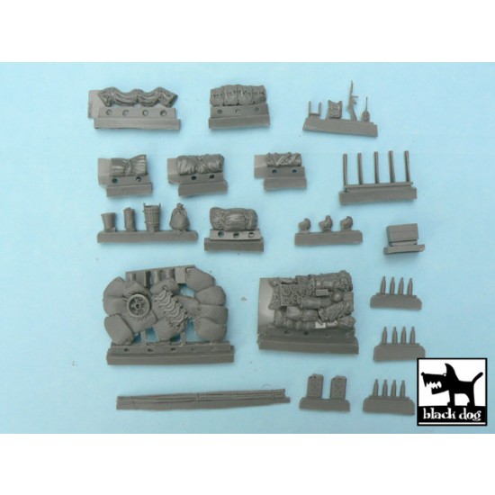 1/48 US M4 Sherman Accessories Set for Tamiya kit #32505