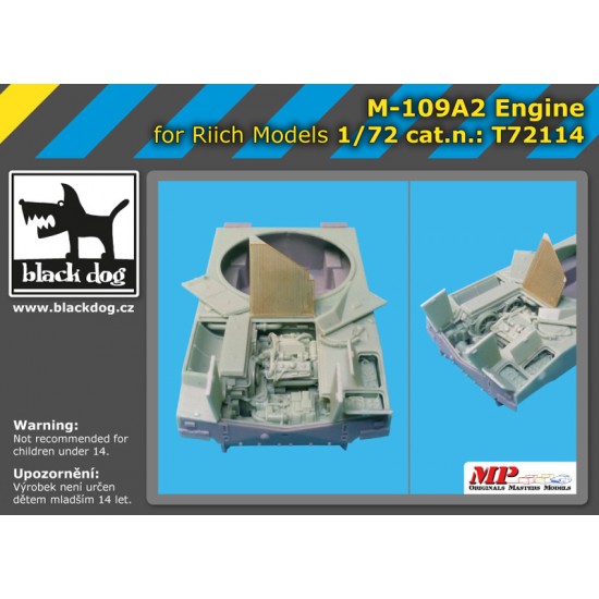 1/72 M109 A2 Engine for Riich Models