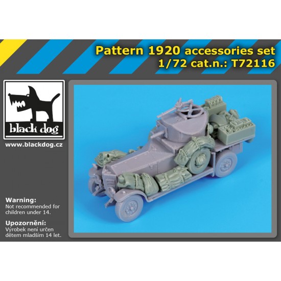 1/72 Pattern 1920 Accessories Detail set for Roden kits