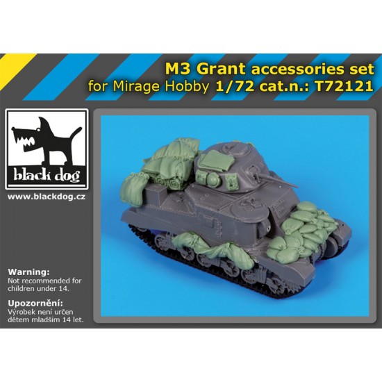 1/72 M3 Grant Stowage Set for Mirage Hobby kits
