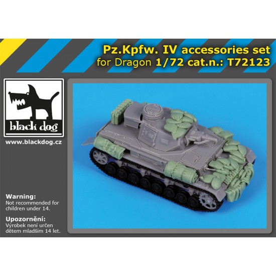 1/72 PzKpfw IV Stowage Set for Dragon kits