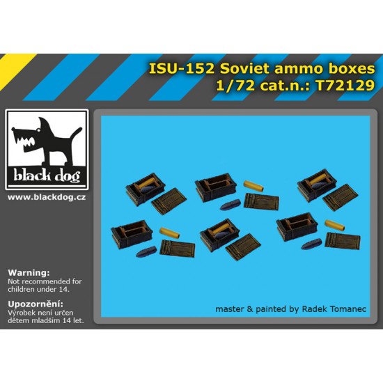 1/72 Soviet ISU -152 Tank Destroyer Ammo Boxes