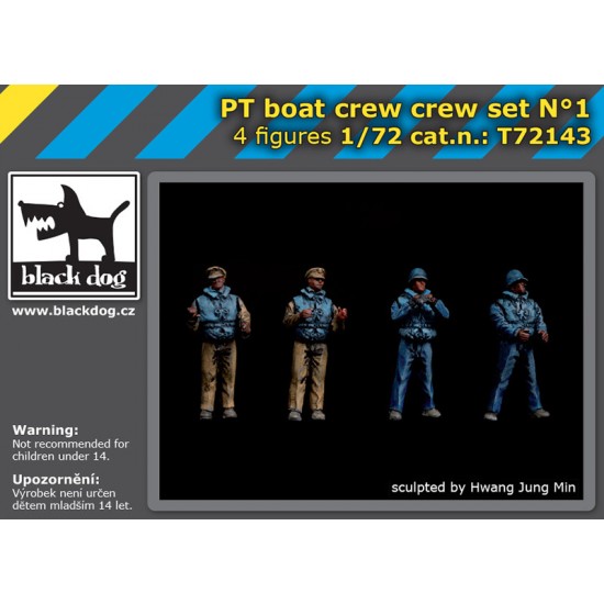 1/72 PT Boat Crew Set Vol.1 (4 figures)