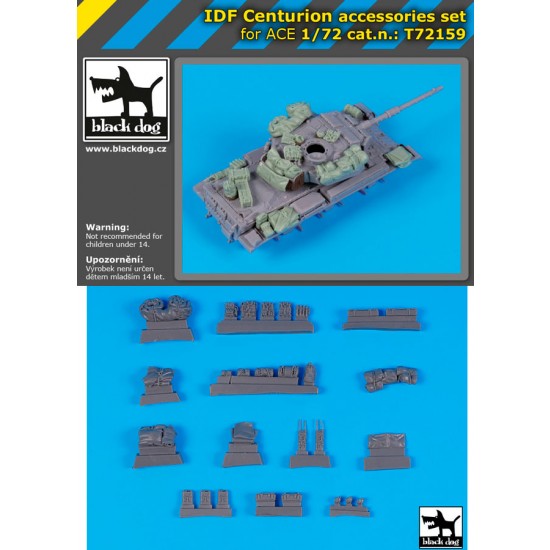 1/72 IDF Centurion Stowage Set for ACE kits
