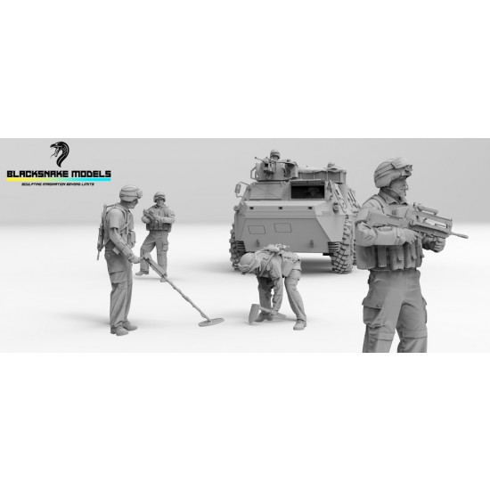 1/72 Modern French VAB Crew and Demining Engineers Set (7 Figures ...