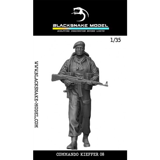Kieffer Model 1/35 Commando Group Leader Kieffer #08 (1 figure) BlackSnake K-08