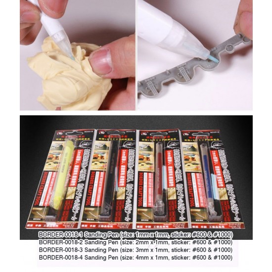 Sanding Pen (size: 1mm x 1mm, sticker: #600 & #1000)