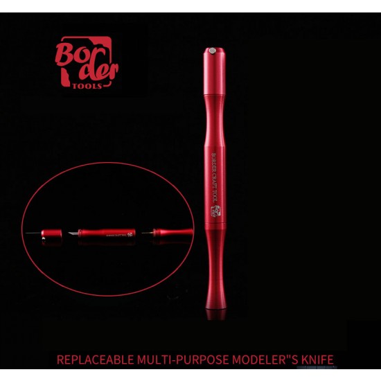 Multi-Purpose Model Knife, Scriber, Engraver (red)
