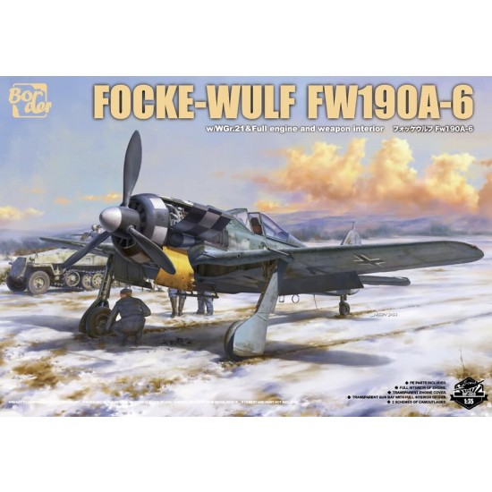 1/35 Focke-wulf Fw190A-6 w/WGr.21, Full Engine & Weapon Interior