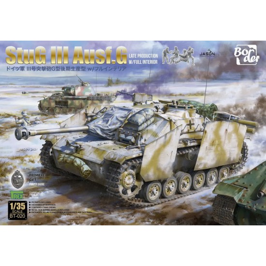 1/35 Sturmgeschutz StuG III G Late w/Full Interior, Crews & Accessories