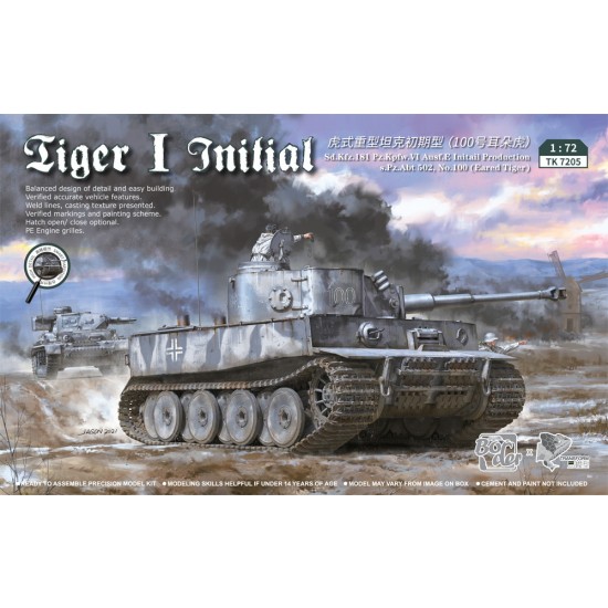 1/72 Tiger I Initial Production (sPz.Abt 502 No.100 Eared Tiger)