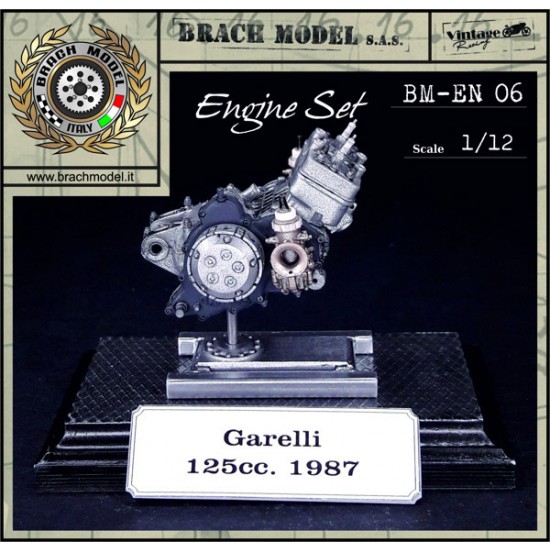 1/12 Garelli 125cc. 1987 Motorcycle Engine