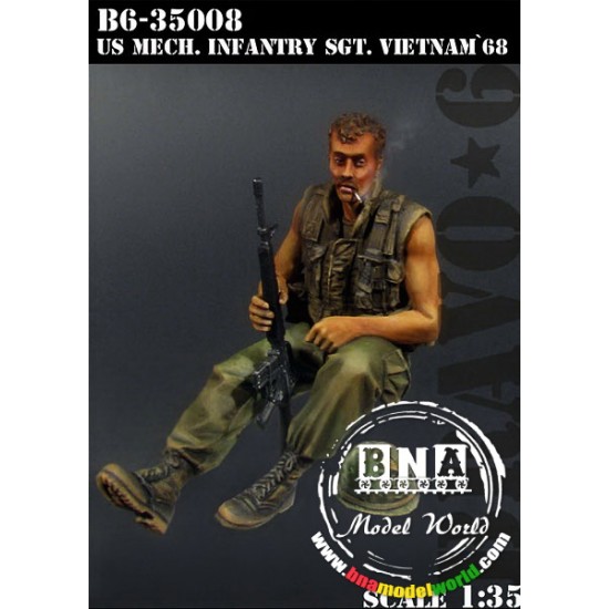1/35 US Mechanized Infantry Sergeant, Vietnam 1968 (1 Figure)