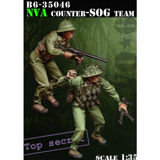 1/35 Top Secret! NVA Counter-SOG Team (2 Figures)