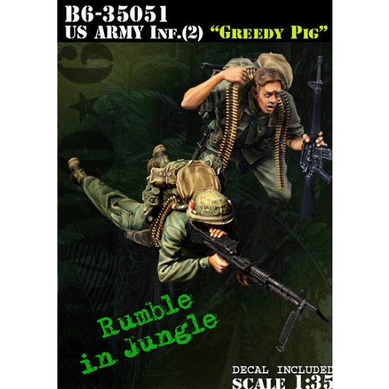 1/35 US Army Infantry Vol.2 "Greedy Pig" with decals (2 figures)