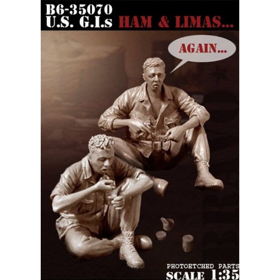 1/35 US G.I.s ''Ham & Limas Again'' (2 Figures with Photoetched Parts)