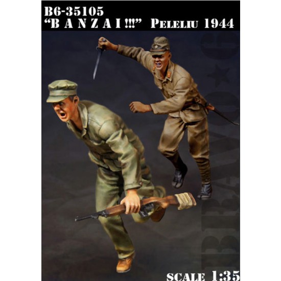 1/35 WWII "Banzai!!!" Peleliu 1944 (2 figures)