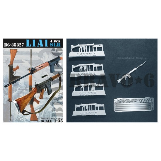 1/35 L1A1 SLR Self-Loading Rifle (4pcs)