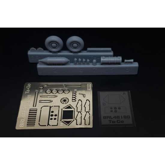 1/48 Kokusai Ta-Go PE Resin set for Brengun kit