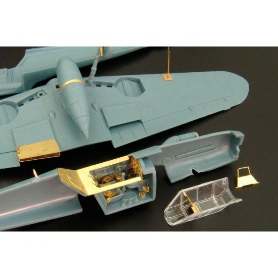 1/72 Bf-109 G-Family PE parts for AZ kit