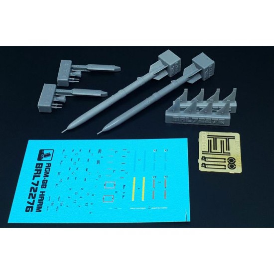 1/72 US Antiradar Missile AGM-88 Harm (2pcs)