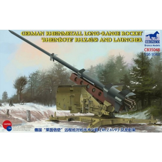 1/35 German Rheinmetall Long-Range Rocket ('Rheinbote' RH.Z.61/9) and Launcher