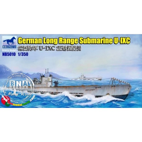 1/350 German Long Range Submarine U-IXC