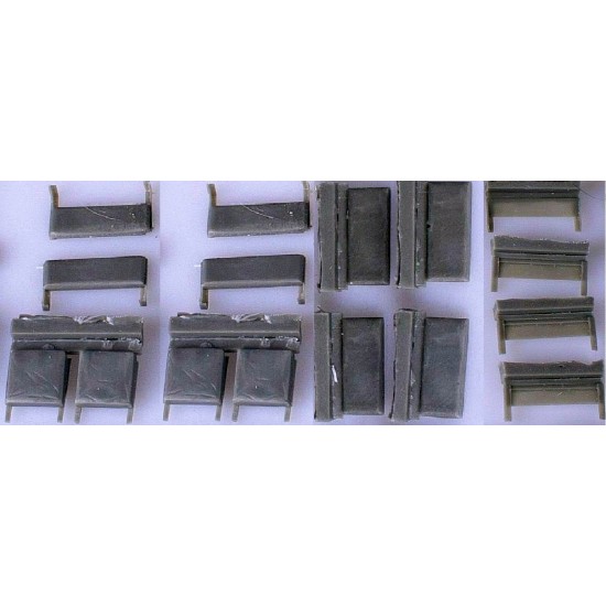 1/35 Land Rover Series II/III Seats and Benches (16 resin parts) 