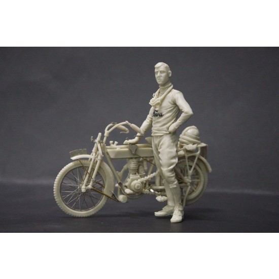 1/35 WWI Italian Frera 4HP 1914 Civil Version w/Pilot