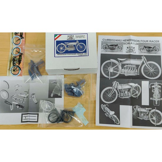 1/24 Henderson Four Racer Version Motorcycle