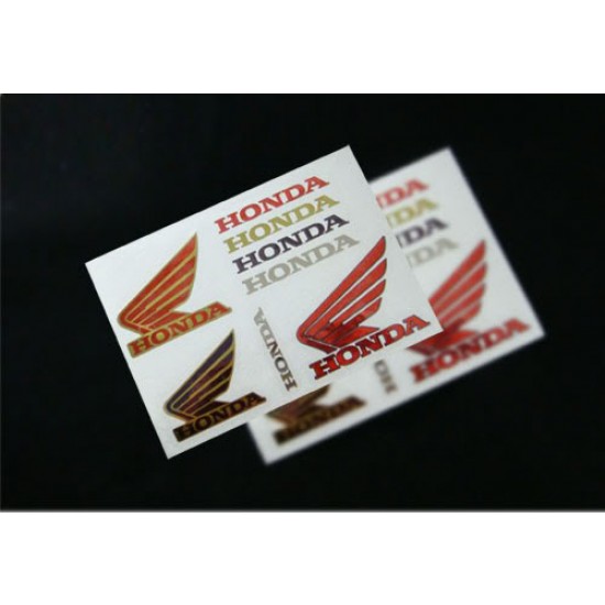 Metal Transfer - Honda Logos (B) (Sheet Size: 14cmx9.5cm)