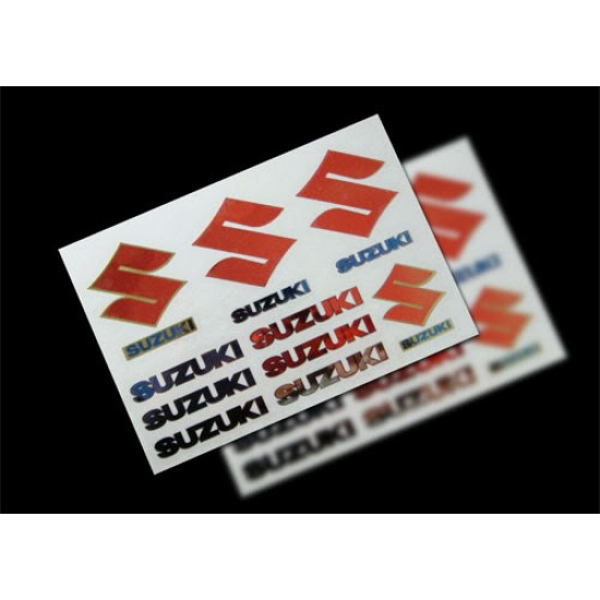 Metal Transfer - Suzuki Logos (B) (Sheet Size: 14cmx9.5cm)
