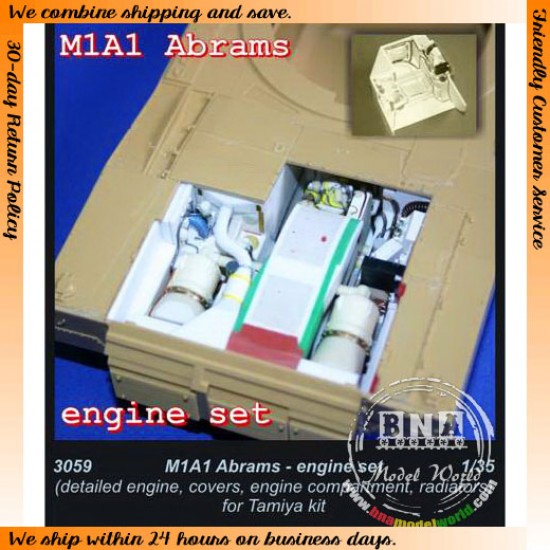 1/35 M1A2 Abrams Engine Set for Tamiya kit