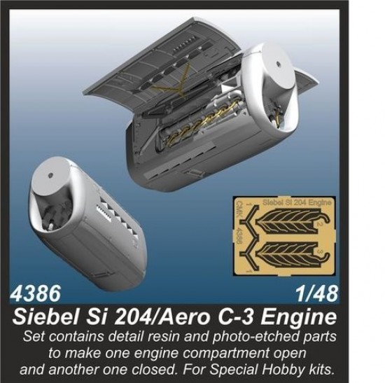1/48 Siebel Si 204/Aero C-3 Engine for Special Hobby kits