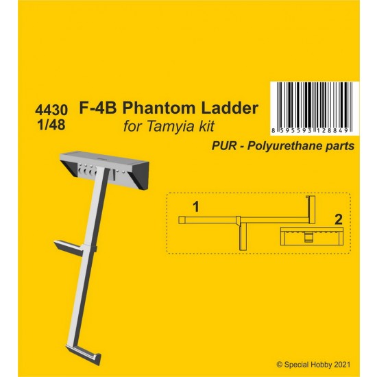 1/48 Modern US F-4B Phantom Ladder for Tamiya kits